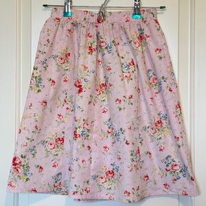 Elegant Floral A-Line Skirt